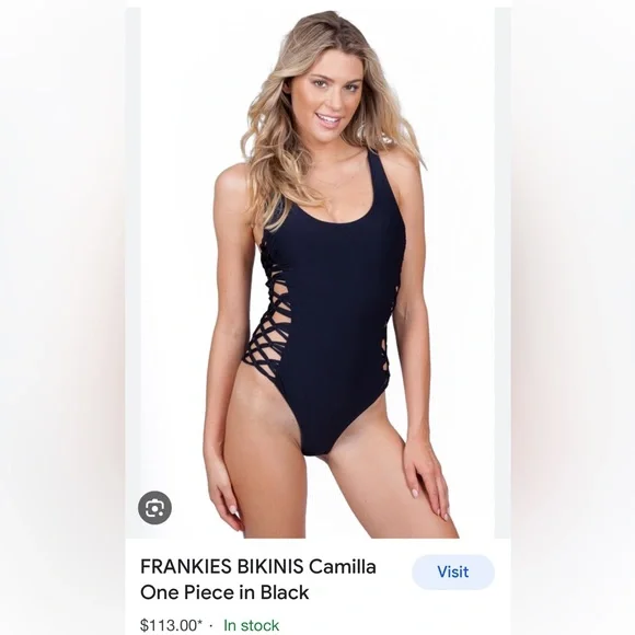 Frankie’s Bikinis Camilla One Piece - Picture 3 of 3